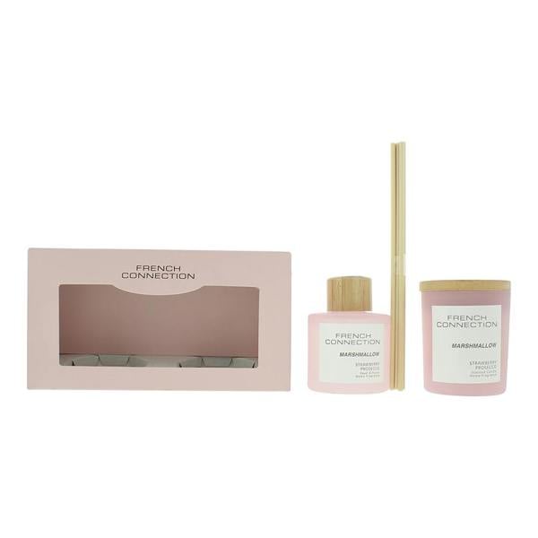 French Connection Pastel Collection Marshmallow Diffuser 100ml + Candle 130g