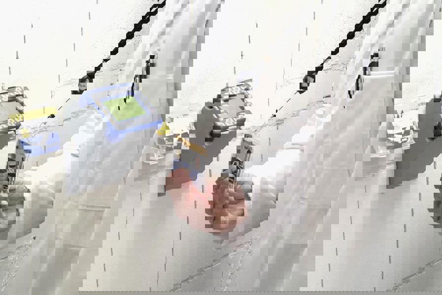 Durable Soft Breakaway Lanyard with Retractable Badge Reel | 10 Pack | Black