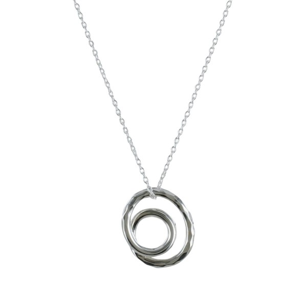 Sterling Silver Sending Hugs Necklace - Reeves & Reeves