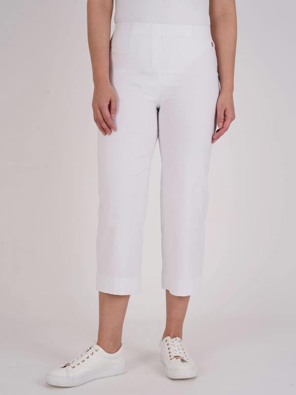 PennyPlain Wide Leg Bengaline - White