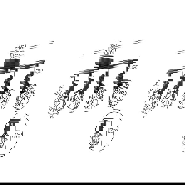 EMITTO LED Spot Ceiling Light 4-Way Adjustable Vintage Black Metal E14 Fixture