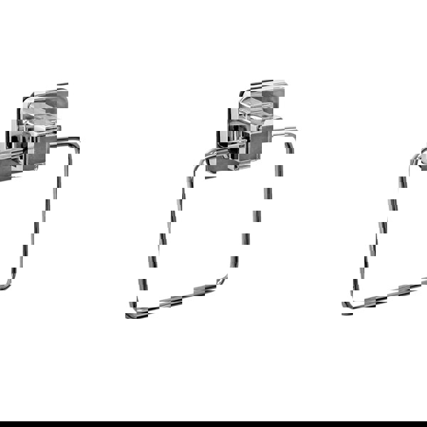 Showerdrape Pushloc Stainless Steel Suction Wall Mounted Towel Ring