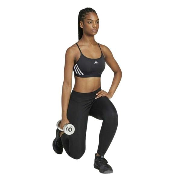 Adidas Womens/Ladies Aeroreact Sports Bra - Black/White - 