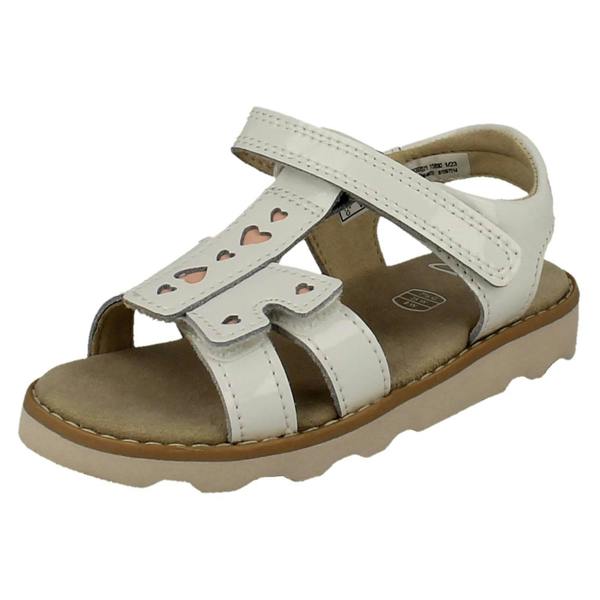 Clarks Girls Clarks Heart Detail Sandal Crown Beat K