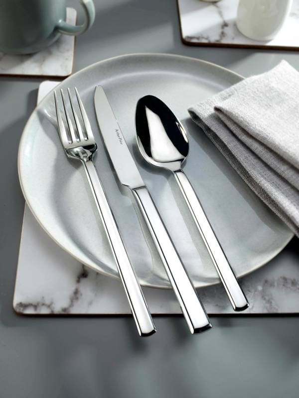 Arthur Price 'Horizon' Stainless Steel 44 Piece 6 Person Canteen Cutlery Set for Luxury Home Dining
