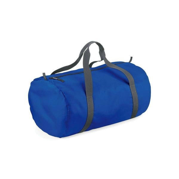 Bagbase Barrel Packaway Duffle Bag - Bright Royal Blue