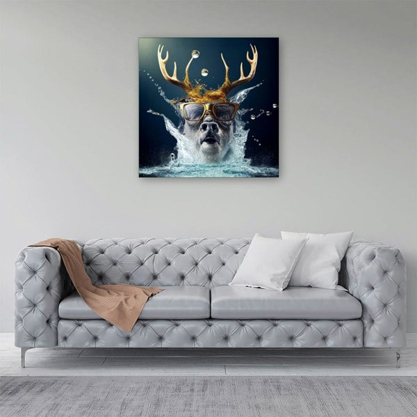 Warren Reed Stag Splashart Canvas