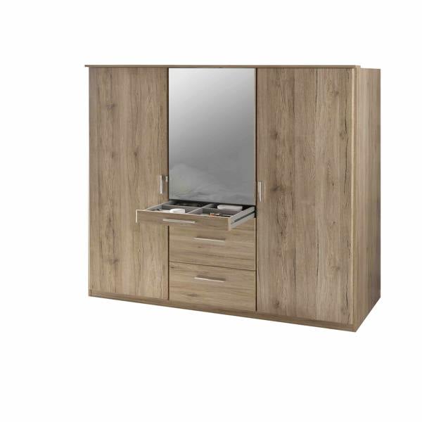 Aachen - Sam Remo Oak3 Door Wardrobe