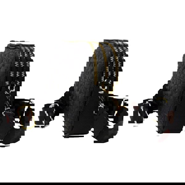 SVNX Heart Quilted Crossbody Camera Bag in Black