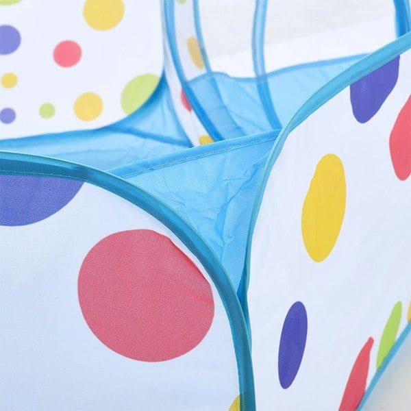3-in-1 Play Tent Set for Kids Pop Up with Tunnel Ball Pit Playhouse Play Tents Living and Home