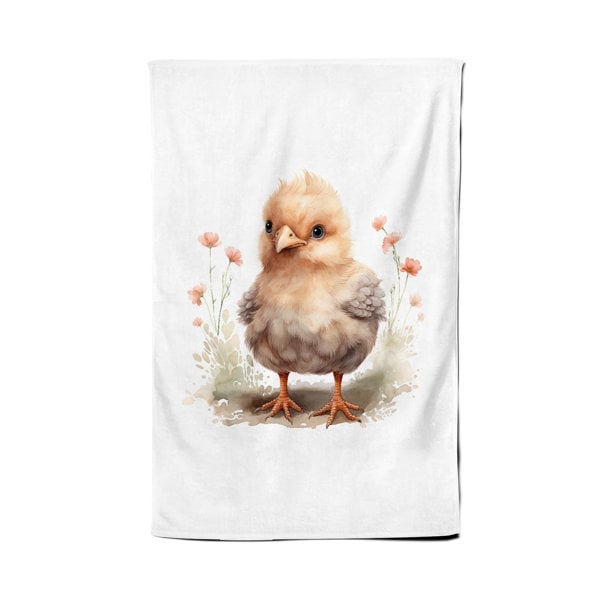 Warren Reed Watercolour, Cute Chick Tea Towel