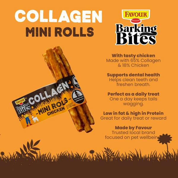 Favour Collagen Chicken Mini Rolls