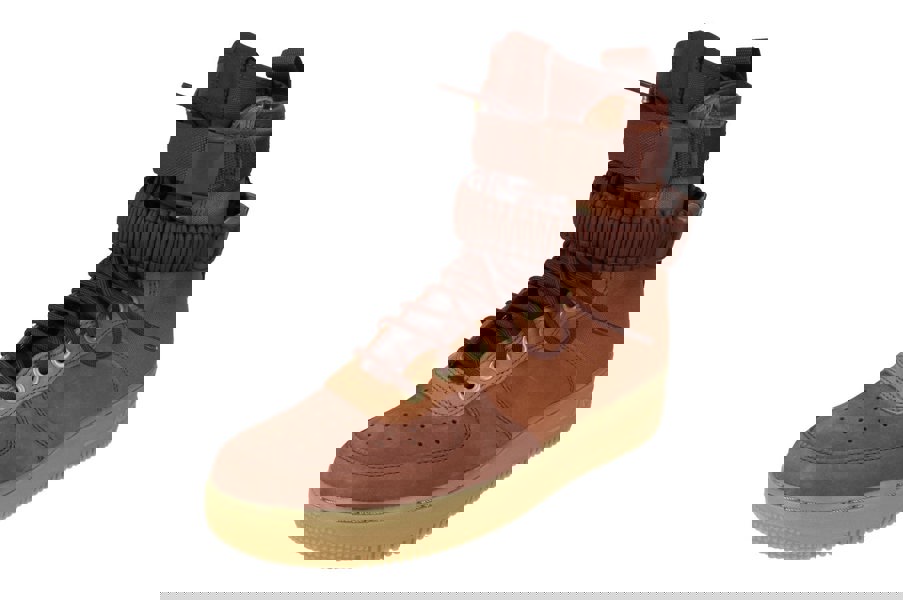 Nike Sf Af1 PRM Mens Hi Top Trainers Aq0118  200 - Dark Russet Pueblo Brown 200 - Photo 0