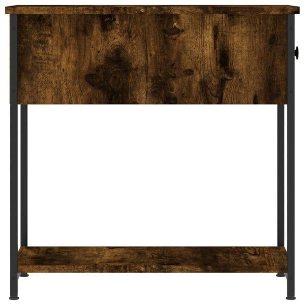 Berkfield Bedside Cabinets 2 pcs Smoked Oak 30x60x60 cm Engineered Wood