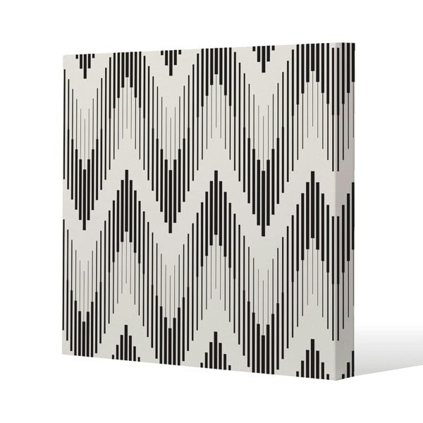 Benjamin Tate Design Geometric Zig Zag (Canvas Print)