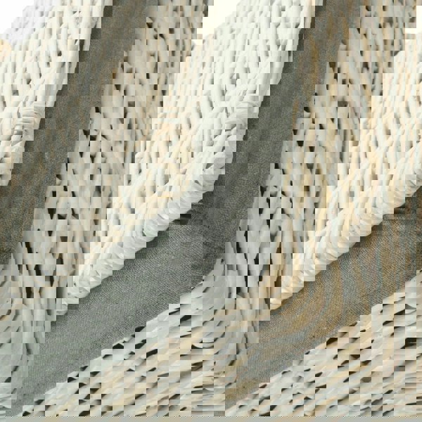 Wicker Square Laundry Basket