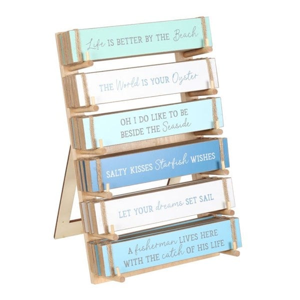 Serano Set of 36 Nautical Block Signs on Display