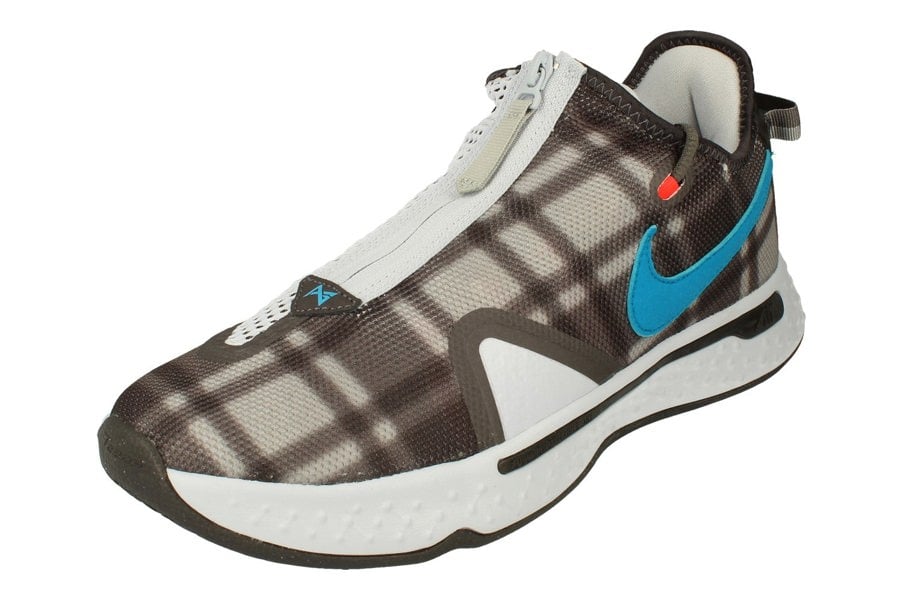Nike Pg 4 Mens Basketball Trainers Cd5079  002 - Football Grey Laer Blue 002 - Photo 0