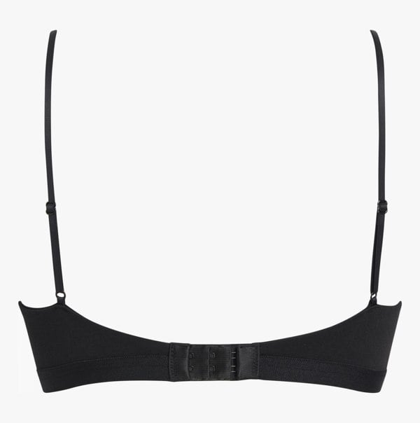 Calvin Klein UNLINED BRALETTE Womens Black Sunny Lime