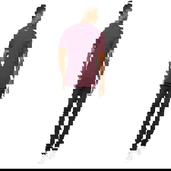 Crosshatch Mens Jampstead T-Shirt - Rum Raisin - 