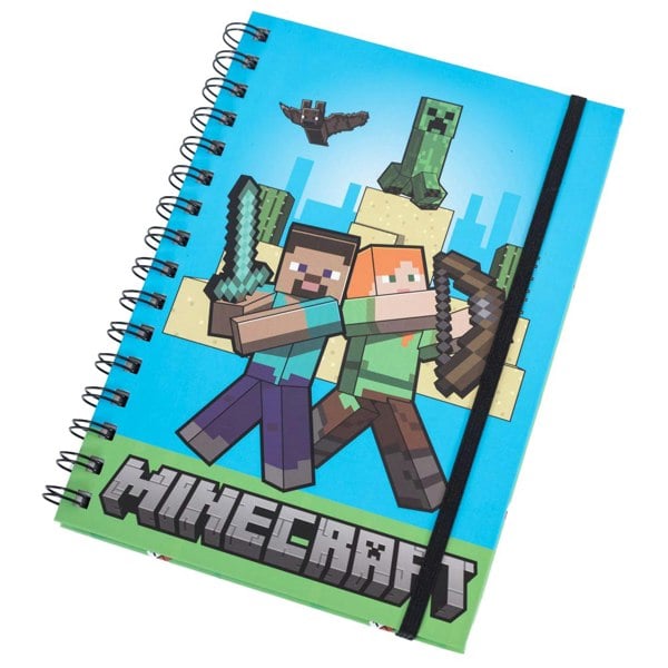 Minecraft Logo Hardback Notebook - Multicoloured