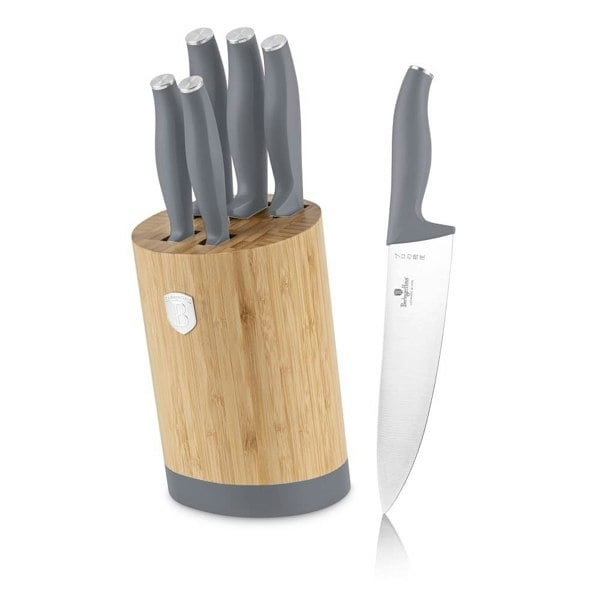 6 pcs knife set with BAMBOO stand Berlinger Haus BH2680