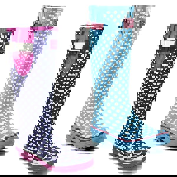 Lunar Polka Dot Womens Festival Wellington Wellie Boots