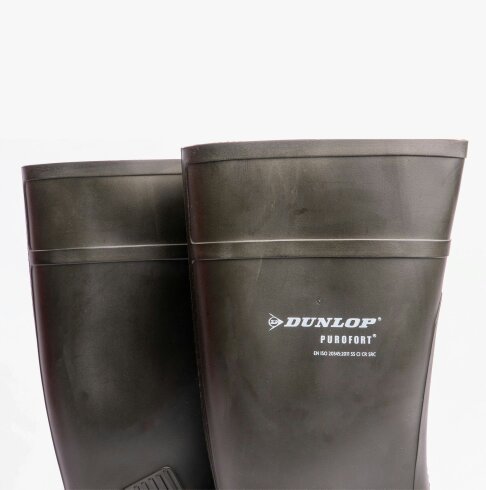 Dunlop PUROFORT PROFESSIONAL Unisex Safety Wellington Boots Green