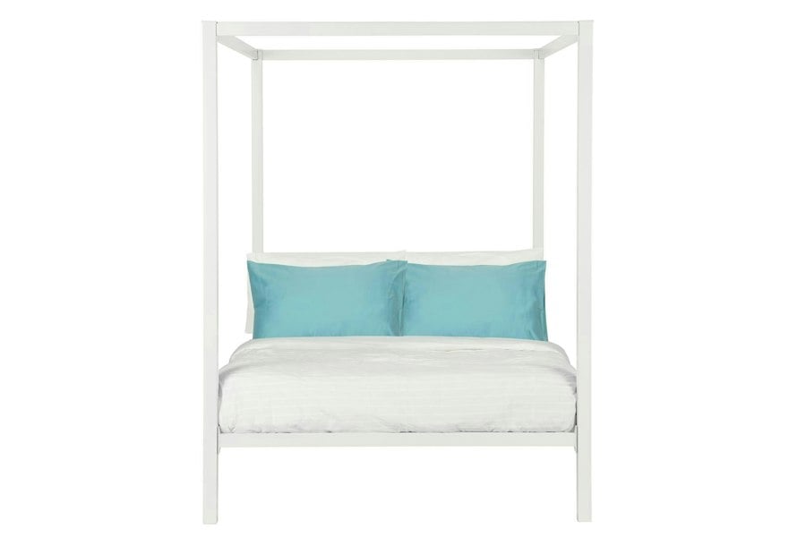 Dorel Home Canopy Metal Bed White - Double