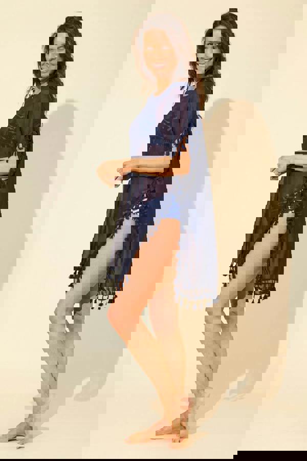 Tie Dye Triangle Bikini Top