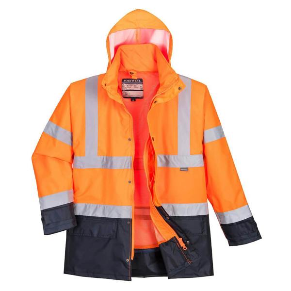 Hi-Vis 5-in-1 Contrast Executive Jacket Portwest