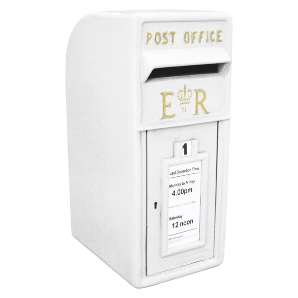 Monstershop White Royal Mail Post Box