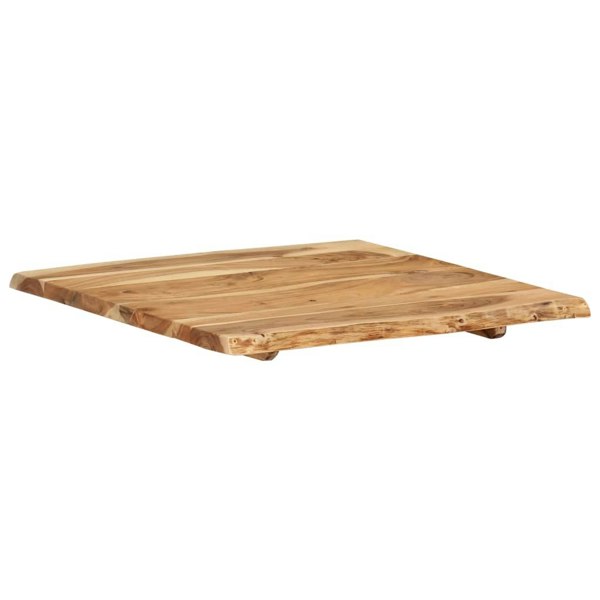 Berkfield Table Top Solid Acacia Wood 58x(50-60)x2.5 cm
