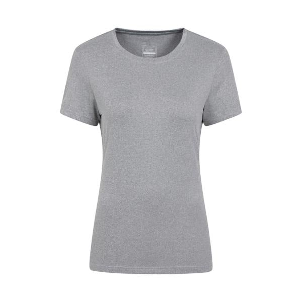 Mountain Warehouse Womens/Ladies Breeze Recycled T-Shirt - Grey - 