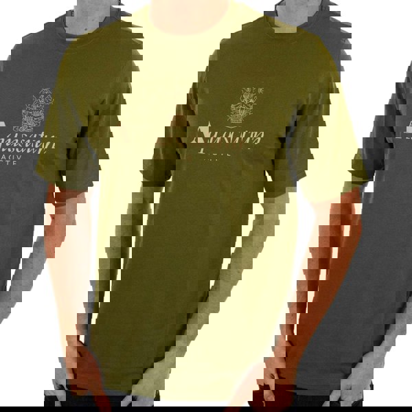 Aquascutum Active Big Logo T-Shirt Army Green L