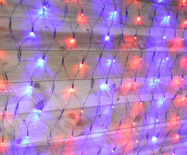 Samuel Alexander 1.7m x 1.2m 180 LED Premier Indoor Outdoor Multifunction Christmas Net Light with Timer in Multicoloured