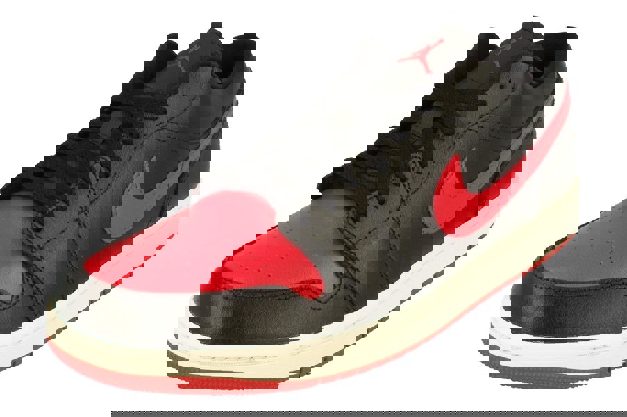 Nike Womens Air Jordan 1 Low Trainers Dc0774  061 - Black Gym Red Sail 061 - Photo 0