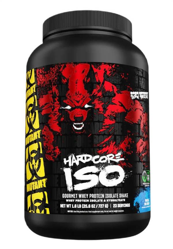 Mutant Hardcore Iso, Vanilla Ice Cream - 727g