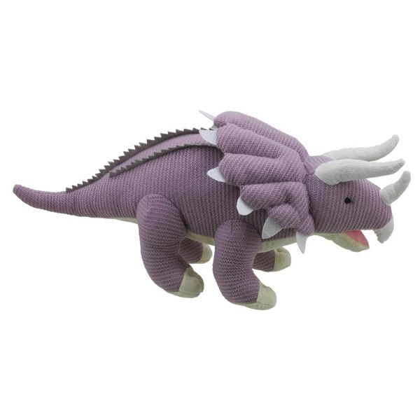 Wilberry Triceratops (Lilac) - Large - Wilberry Knitted