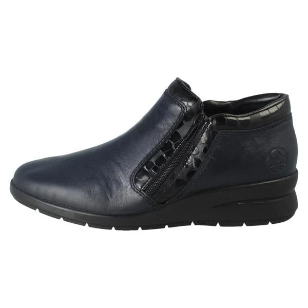 Rieker Ladies Rieker Ankle Boots With Double Zip L4883
