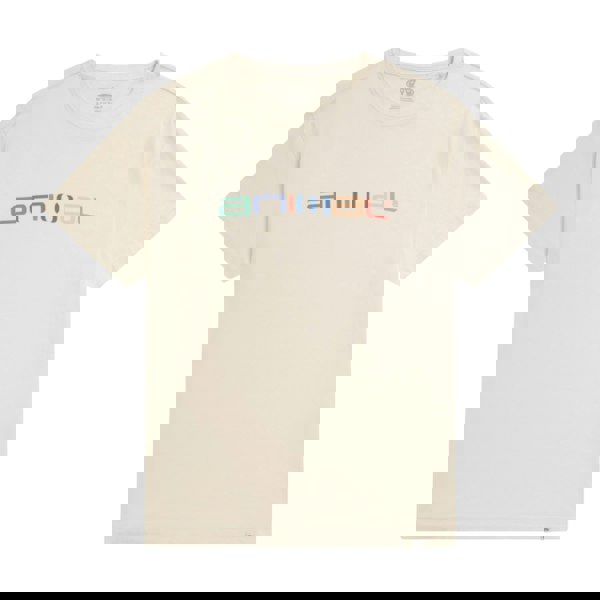 Animal Womens/Ladies Leena Organic Cotton Boxy T-Shirt - Off White