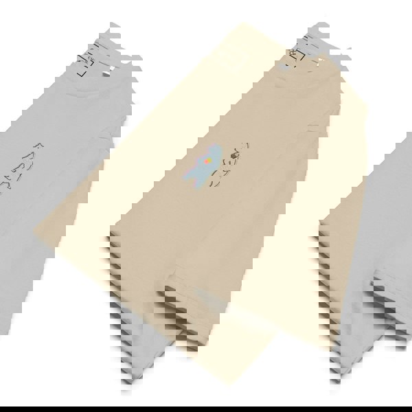 ANCHOR & CREW Polar Bear x Ice Cream In The Wild Organic Cotton Embroidered T-Shirt