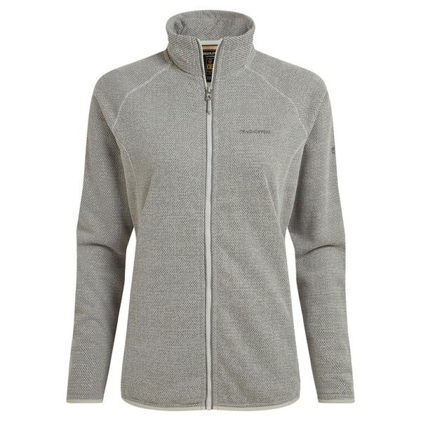 Craghoppers Womens/Ladies Tarvos Full Zip Fleece Jacket - Lunar Grey Marl - 