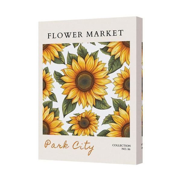 Benjamin Tate Design Sunflower Canvas Wall Art Park City Collection No 86