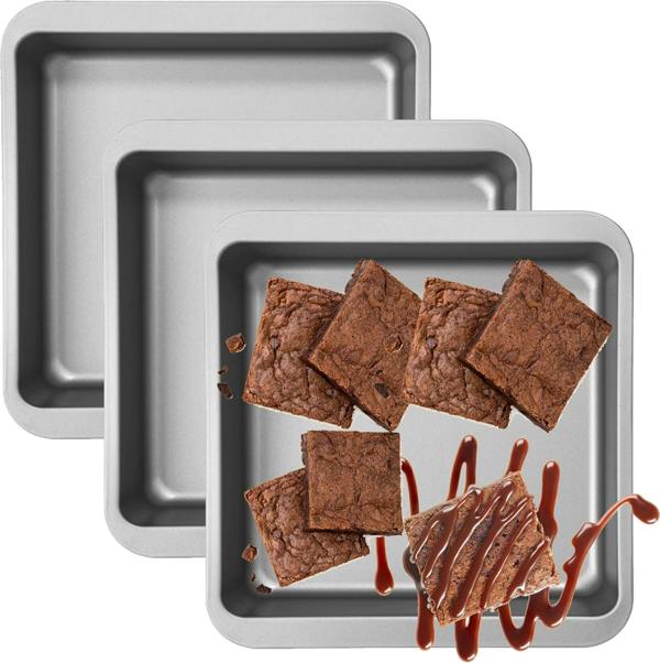 1 x Non-Stick Brownie Pan Tray Bake with Loose Base