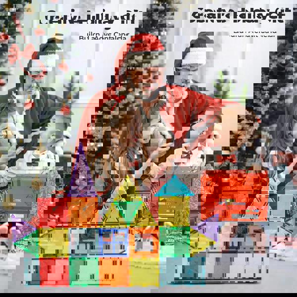 Dekko 60pc Magnetic Building Blocks Set STEM Educational Toys for Kids Gifts