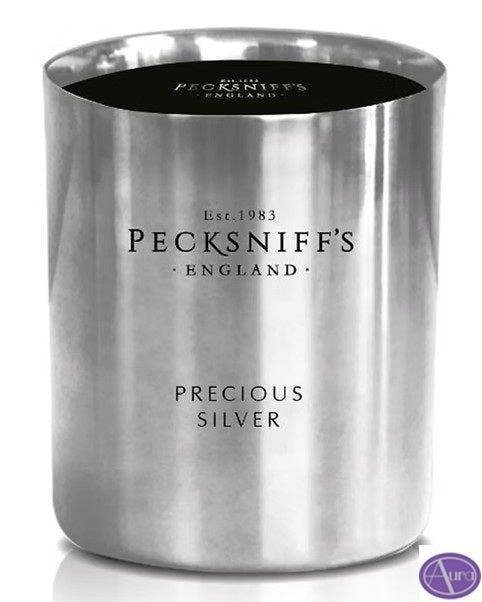 Pecksniff's Precious Silver Scented Candles