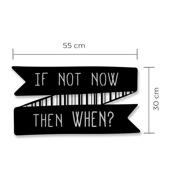 Decortie Modern Metal Wall Art Now - Home Ornament Decorative Minimalist Design Hanging Wall Sculpture, Black
