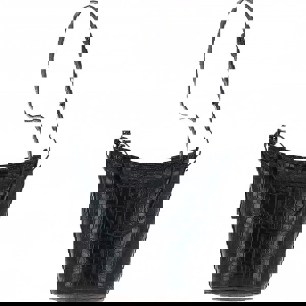 Ashwood 'Expression' Croc Embossed Leather Shoulder Bag: 63790