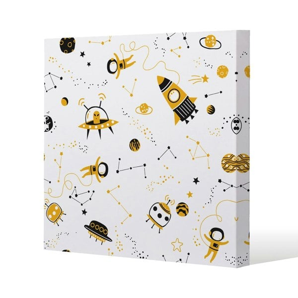 Benjamin Tate Design Space Pattern (Canvas Print)